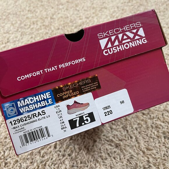 Skechers Women's Max Cushioning Elite 2.0 Alaura Athletic Running Shoes Size 7.5 - Picture 12 of 16